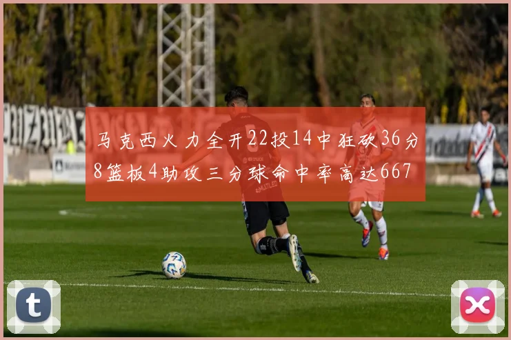 马克西火力全开22投14中狂砍36分8篮板4助攻三分球命中率高达667